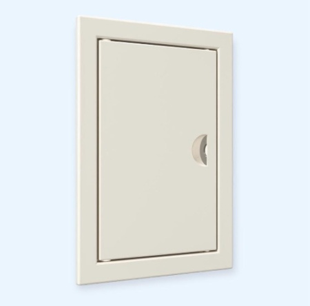 Л1015Р Ivory Люк ревизионный ЛР фланец 98х148 ручка 122х172 пластик Ivory EVECS